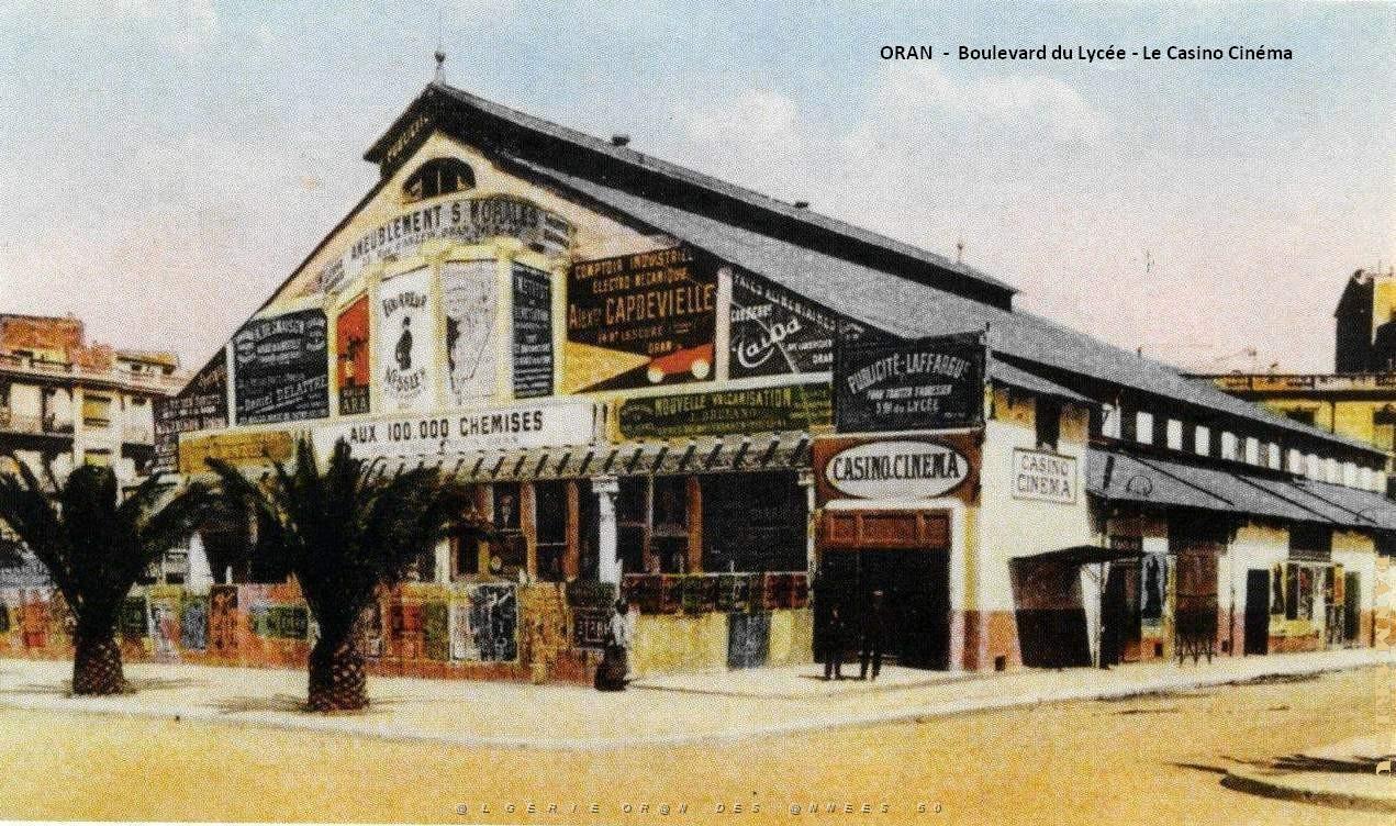 Oran - Boulevard du Lycee - Casino Cinema - 1900.jpg